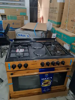 Maxi ''Energy-Efficient'' (4 Burner+2 Electric) Gas Cooker