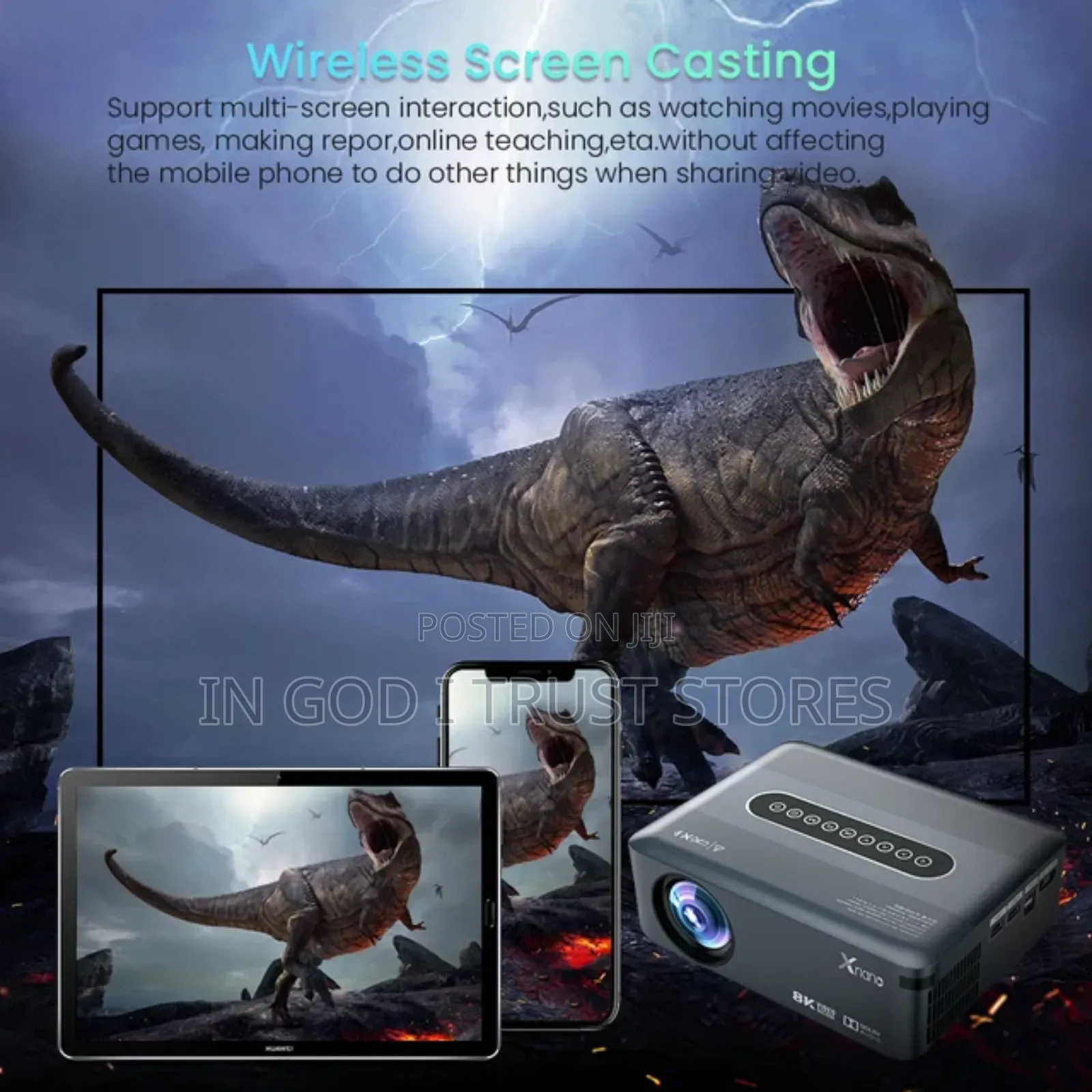Transpeed Android Projector 8K 12000lumens