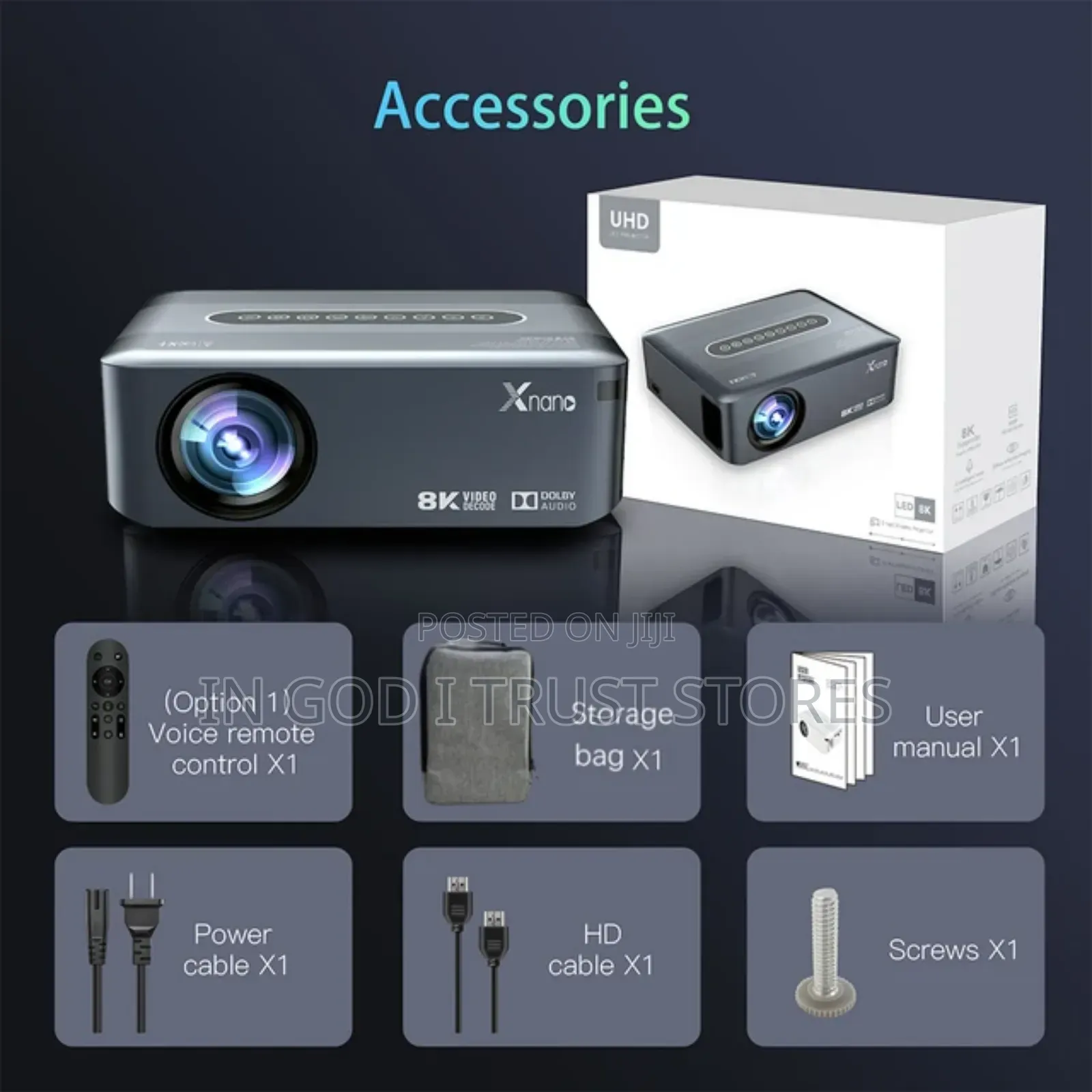 Transpeed Android Projector 8K 12000lumens