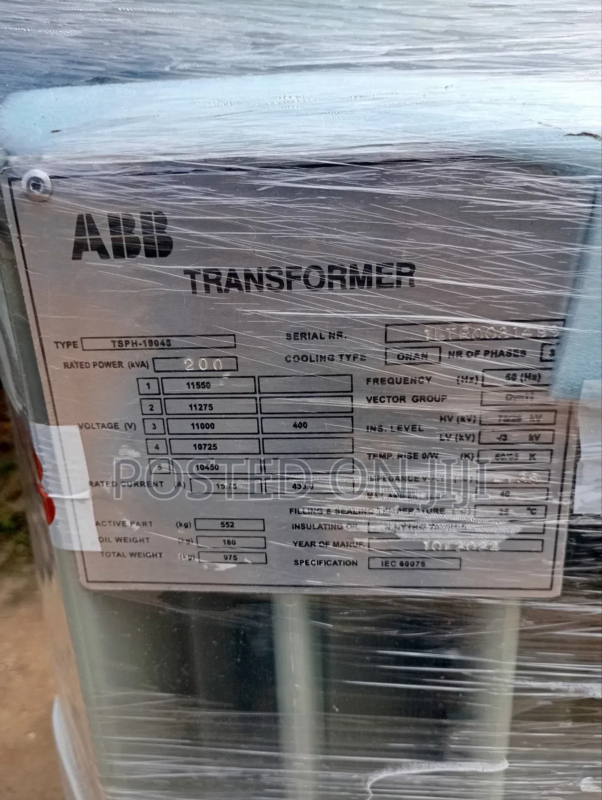 200kva/11kv High Quality Transformers Copper
