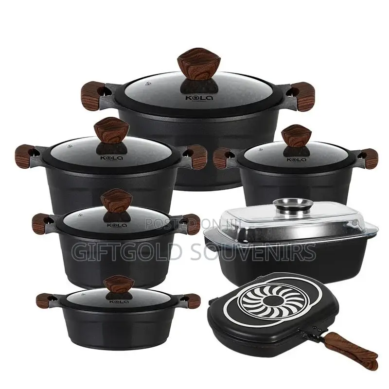 14pcs Granite Non-Stick Cookware Set