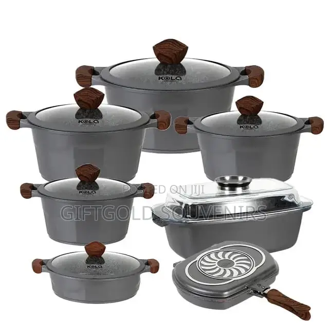 14pcs Granite Non-Stick Cookware Set