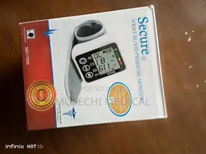 Secure Wrist Blood Pressure Monitor