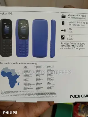 New Nokia 105 Black