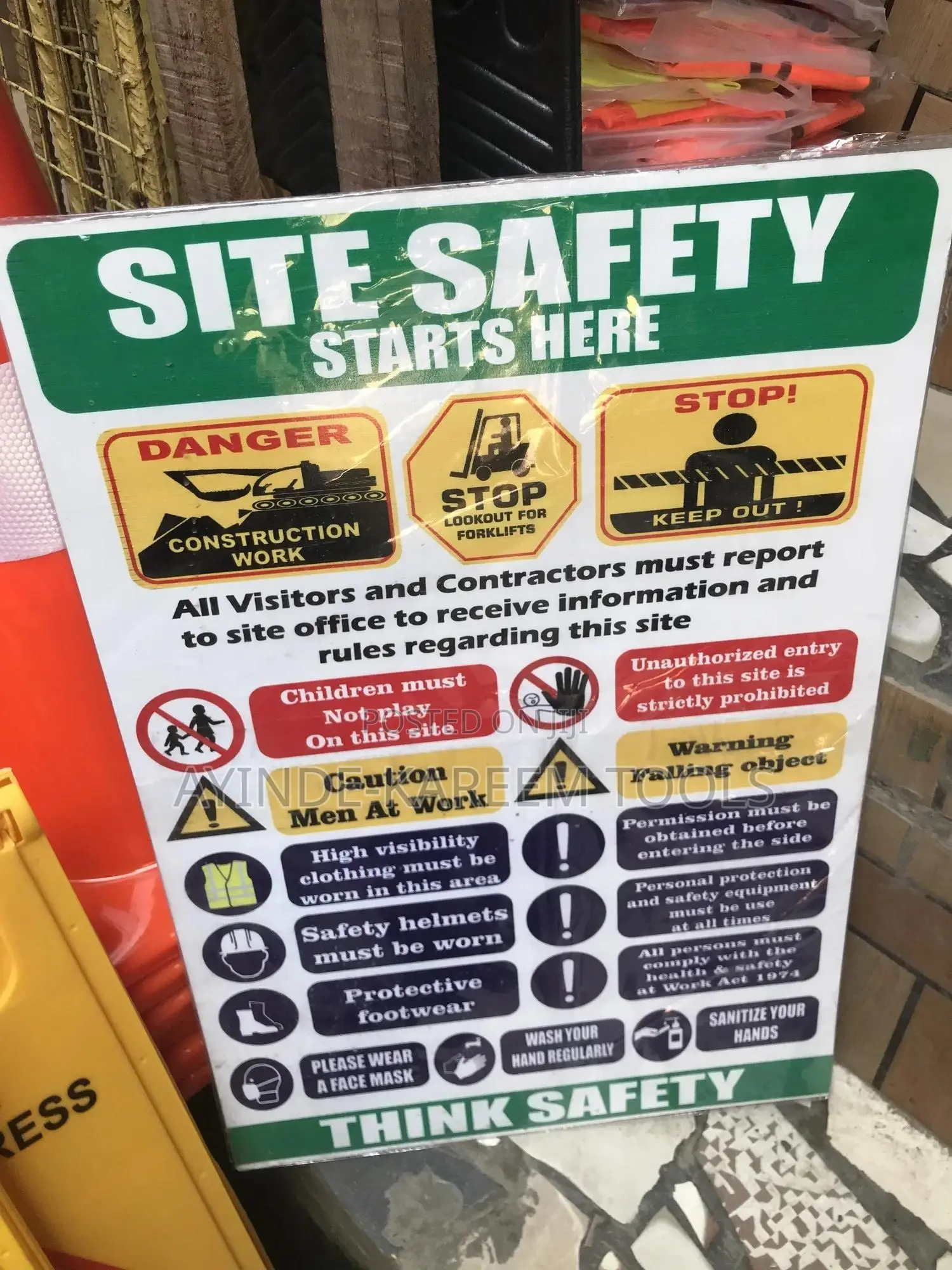 Site Safety Awareness Signs