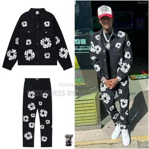 Photo - High Luxury Demin Tears Tracksuit  Size M-2xl!!