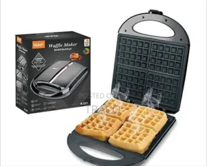 Raf Electric Waffle Maker 4 Slices - 1400W