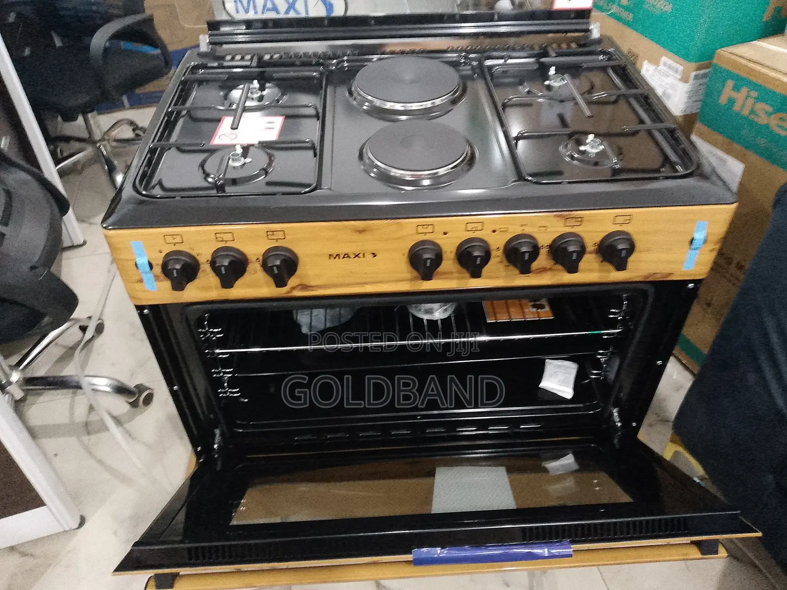 Maxi Wood 60*90 (4+2) Hygenic Gas Cooker