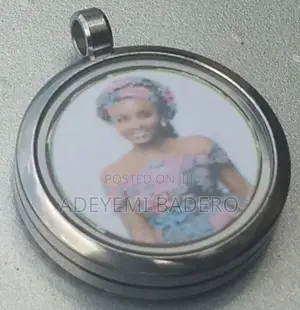 Gold and Silver Locket With Chain - High Quality