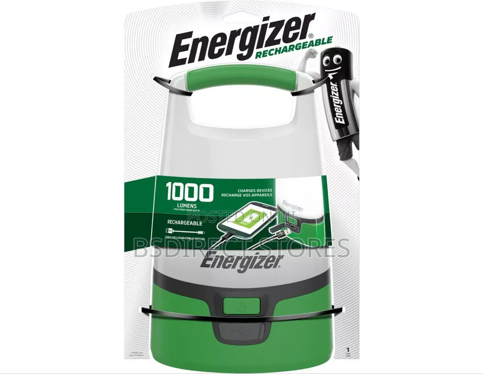 Energizer Vision Smart 360° Rechargeable Lantern 1200 Lumens