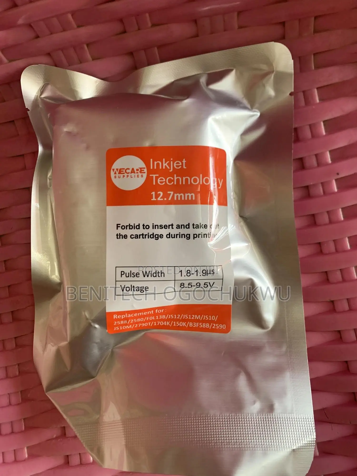 Cartridge Ink for Handheld Inkjet Printer
