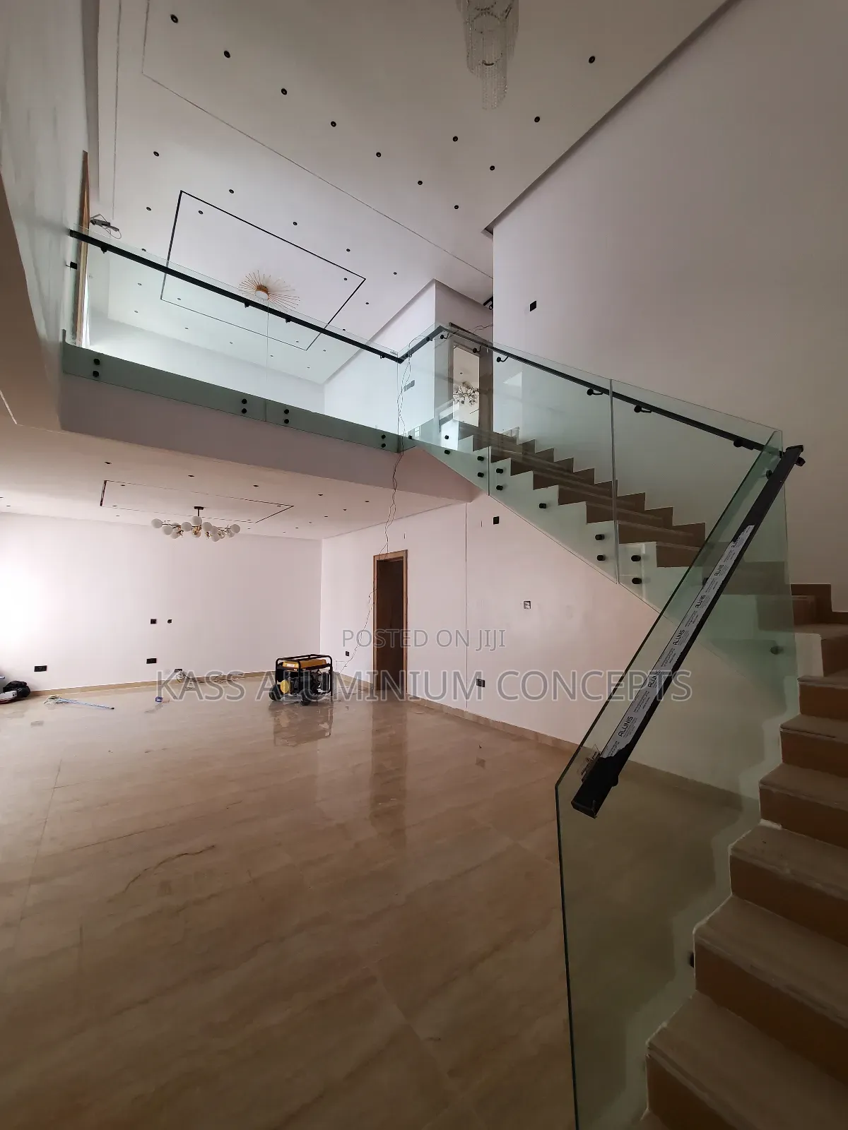 Glass Staircase Tempered