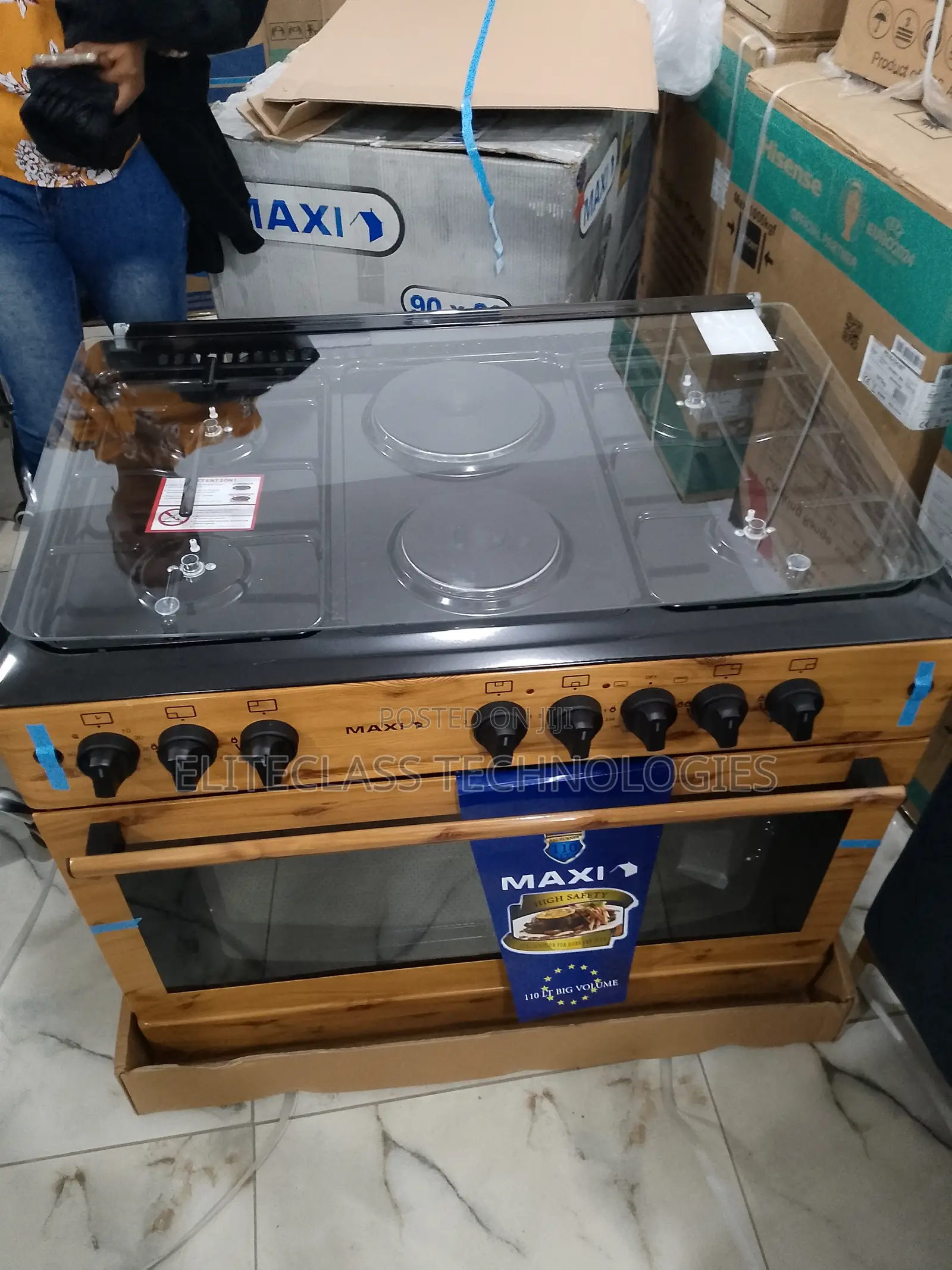 Maxi (4 Burner+2 Electric) ''High-End'' Gas Cooker