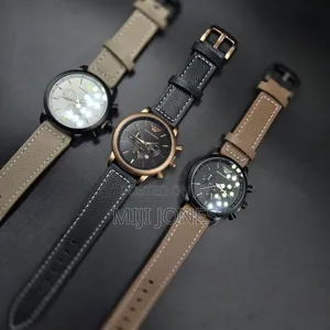 Photo - Emporio Armani Leather Strap Watch