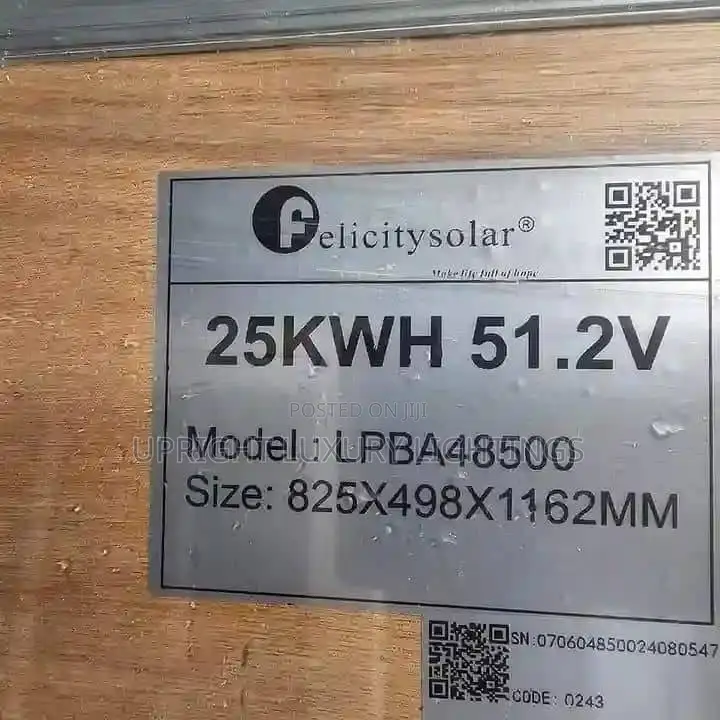 25kwh 51.2v Lithium Battery