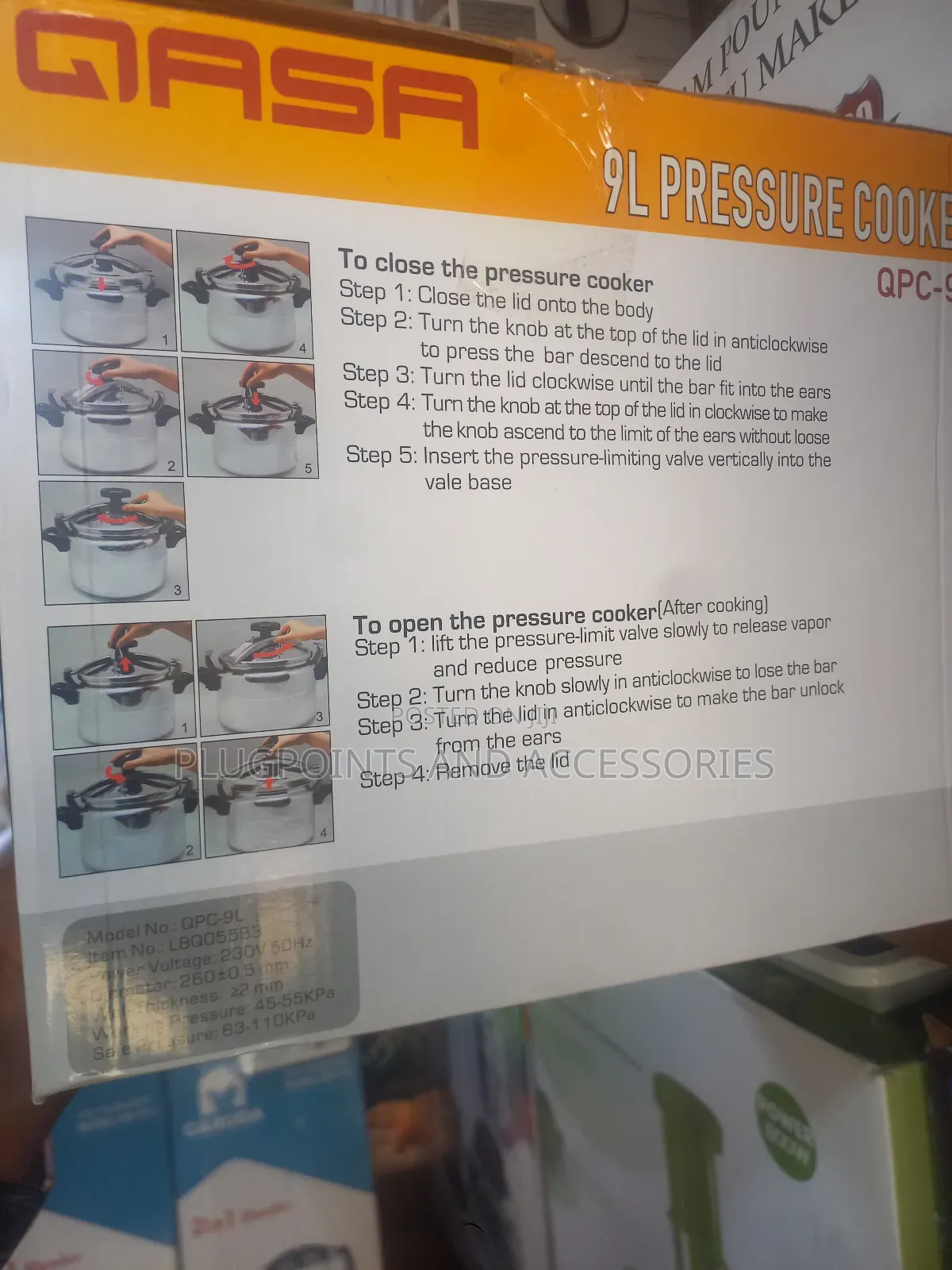 Pressure Cooker 9L