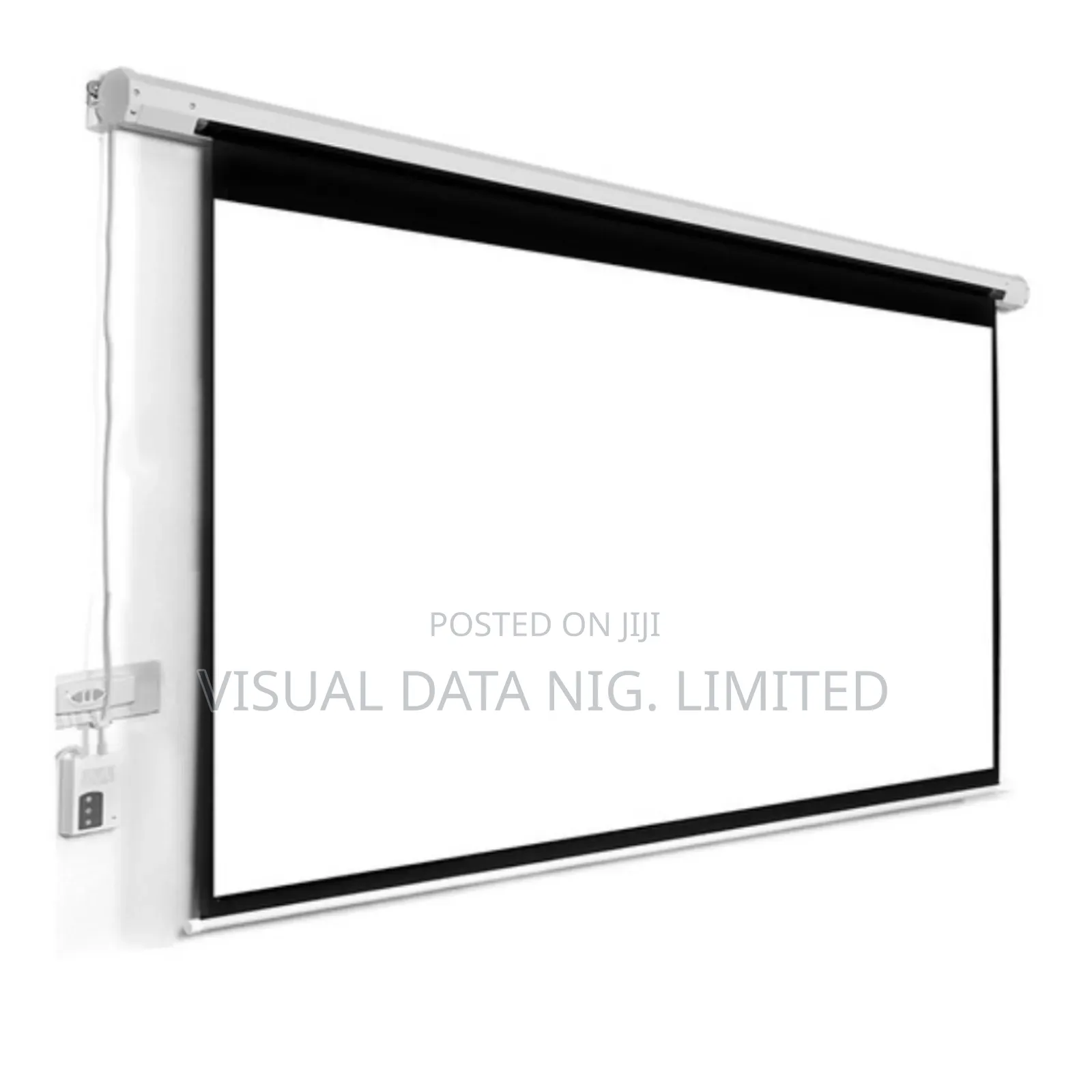 Electric Projector Screen 180x180 With Remote Control