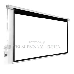 Electric Projector Screen 180x180 With Remote Control