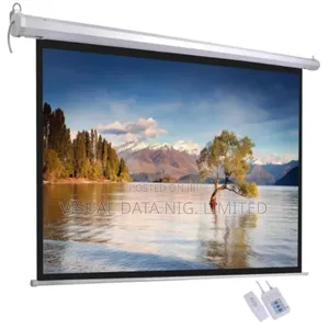 Electric Projector Screen 180x180 With Remote Control