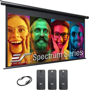 Electric Projector Screen 180x180 With Remote Control