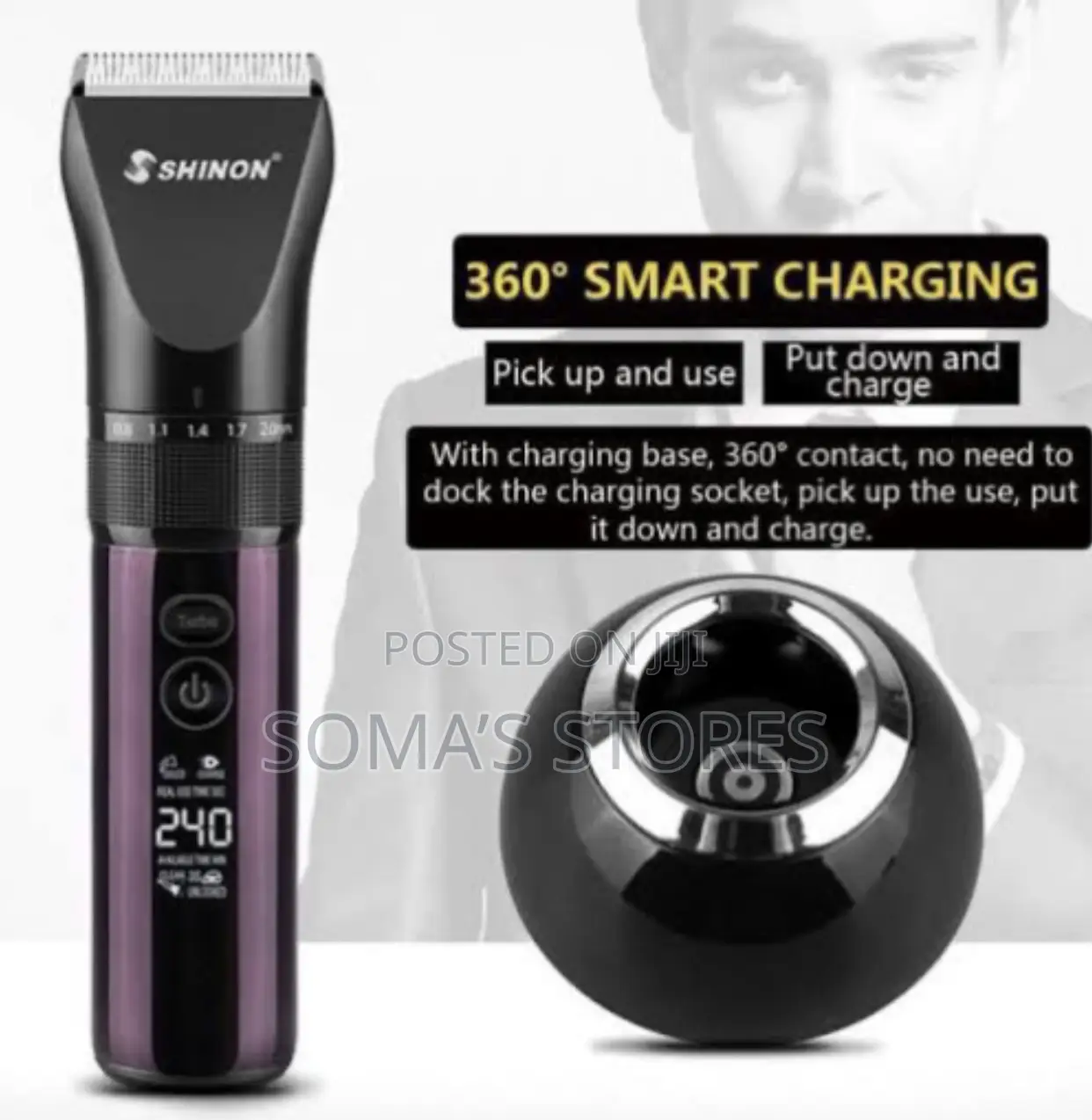 Wireless With 360 Smart Charging Clipper