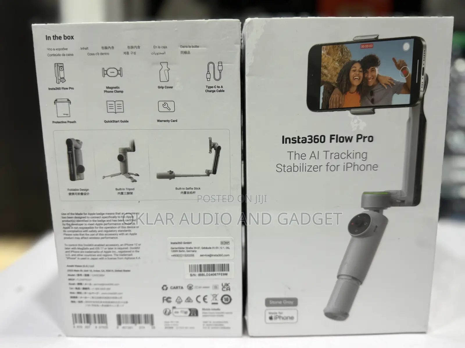 Insta360 Flow Pro Ai Tracking Stabilizer For Smartphones