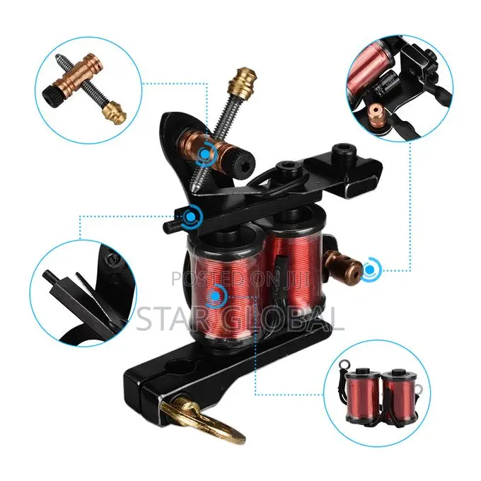 Machine Tattoo Power Supply Inks Pigment Kits