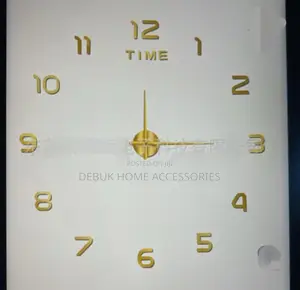 3d Acrylic Wall Clock (120cm)