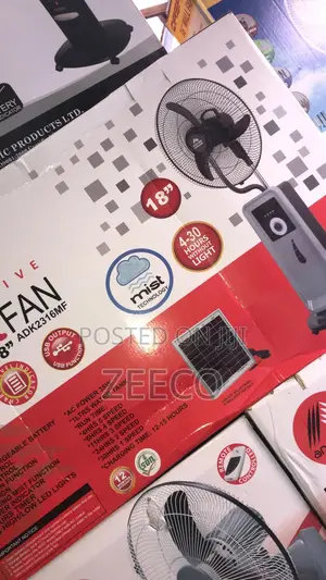 18” Rechargeable Fan