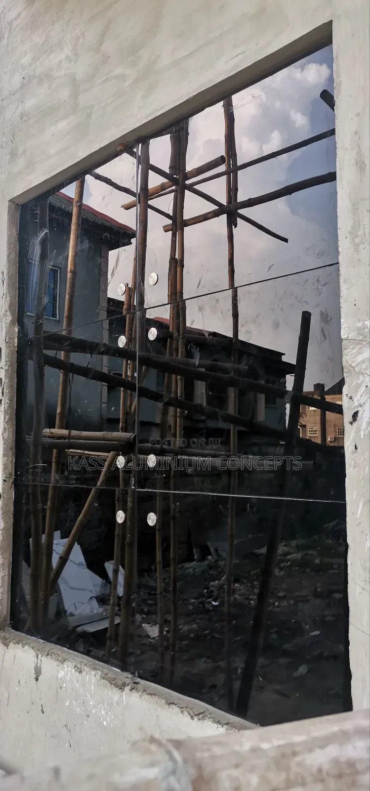 Frameless Glass Curtain Wall Window