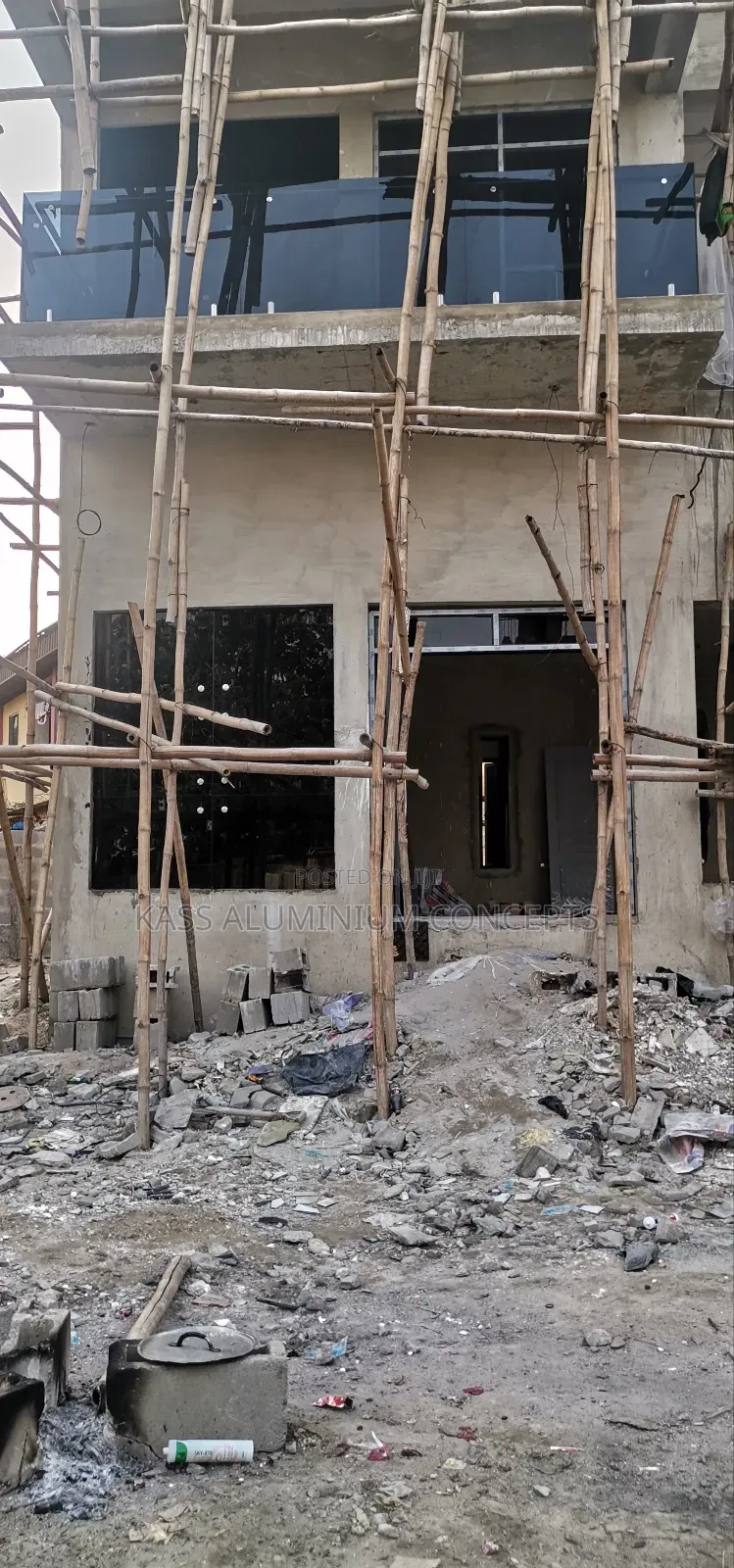 Frameless Glass Curtain Wall Window