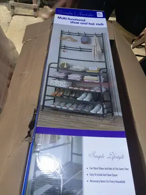 Multifunctional Shoe Rack and Hat Rack