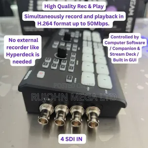 Osee 8 Channel Input Sdi/Hdmi Live Stream Video Mix/Recorder