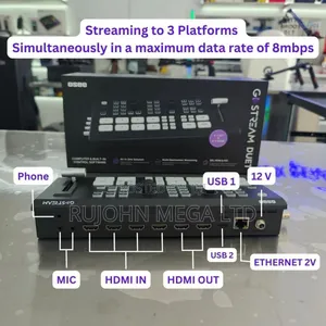 Osee 8 Channel Input Sdi/Hdmi Live Stream Video Mix/Recorder