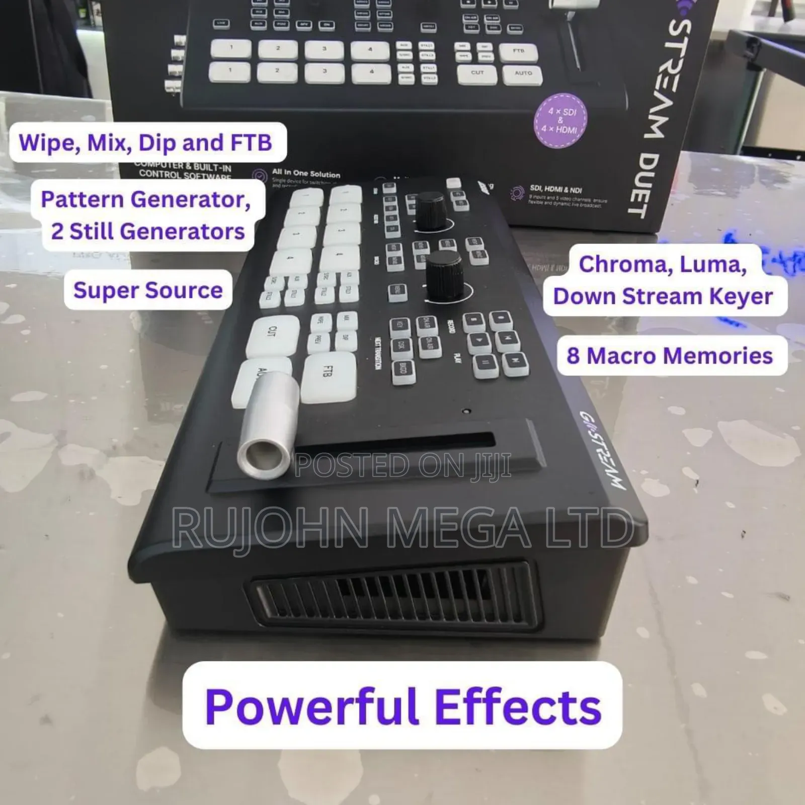 Osee 8 Channel Input Sdi/Hdmi Live Stream Video Mix/Recorder