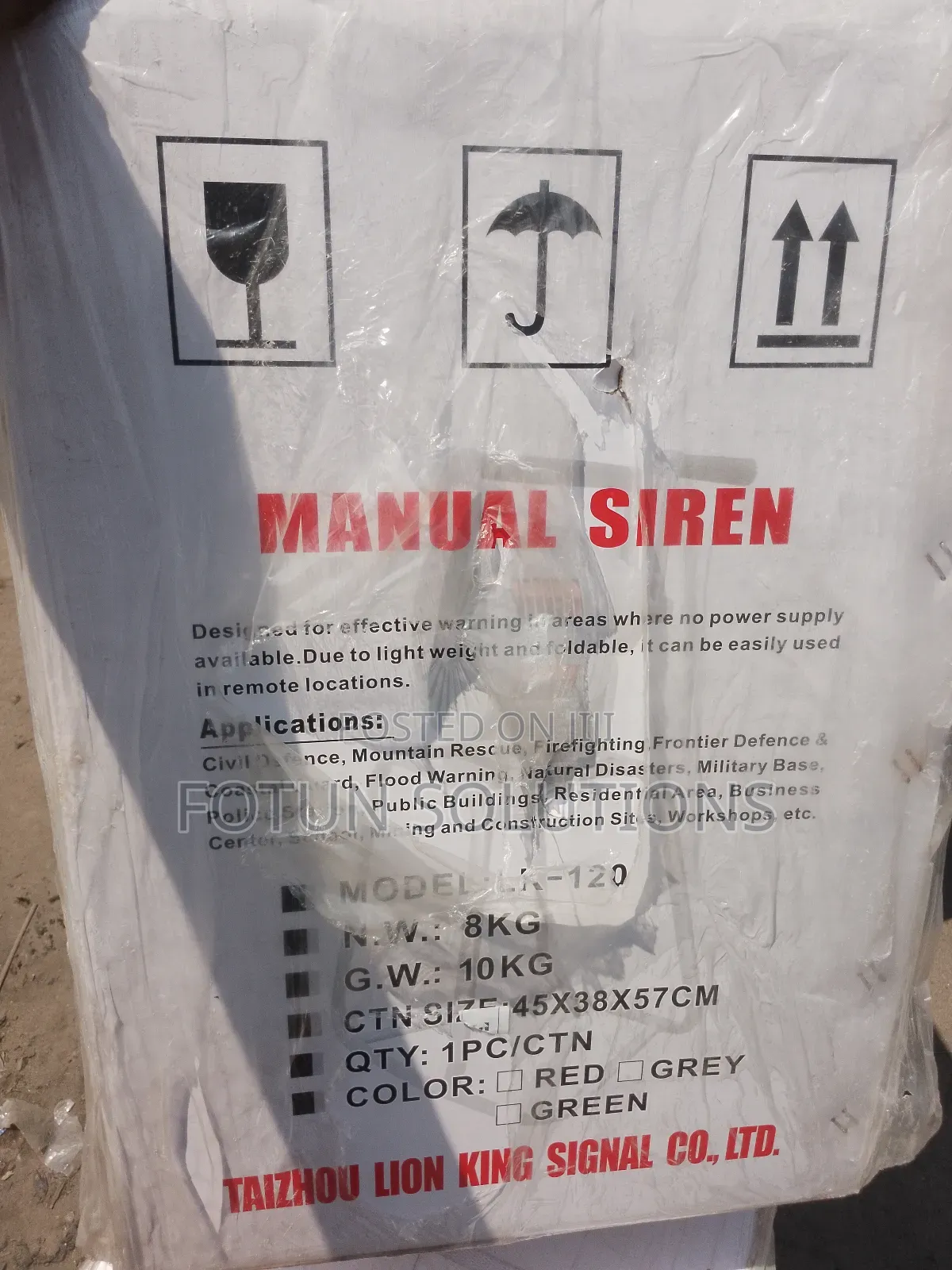 Manual Siren Lk120