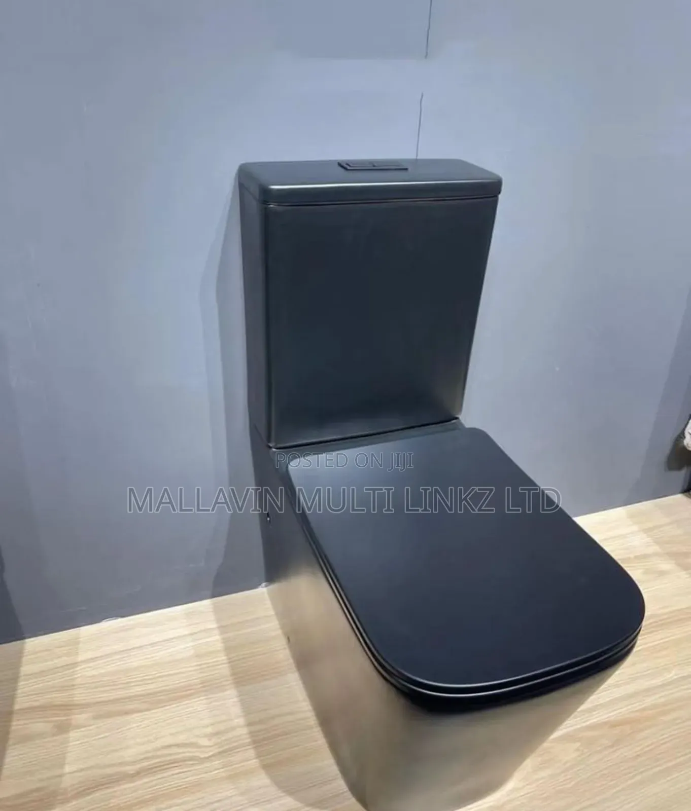 Matte Black Square Wc Sets