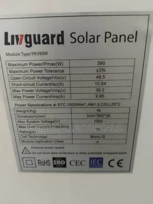 390W Brand New Solar Panel