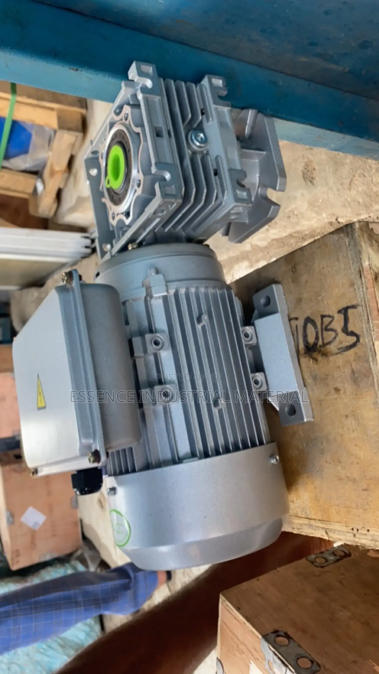 Single Phase Induction Gear Motor Reducer 1HP Side Shaft