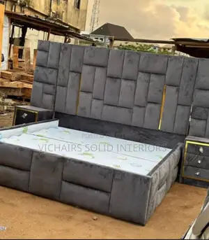 Padded 6by6 Bed Frame Available