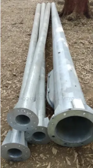 Galvanized Iron (GI) Gi Octagonal Pole, For Street Light