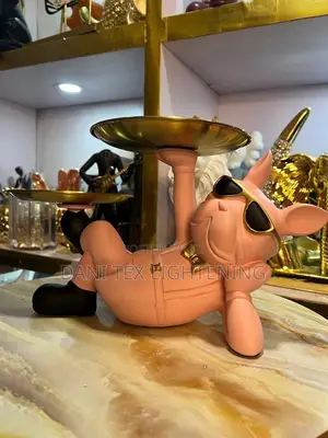 Resin Dog Statue Living Room Decor