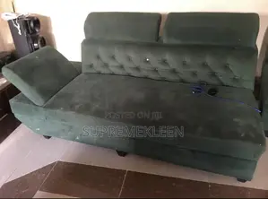 Sofa Couch Before/After Cleaning Service Upholstery