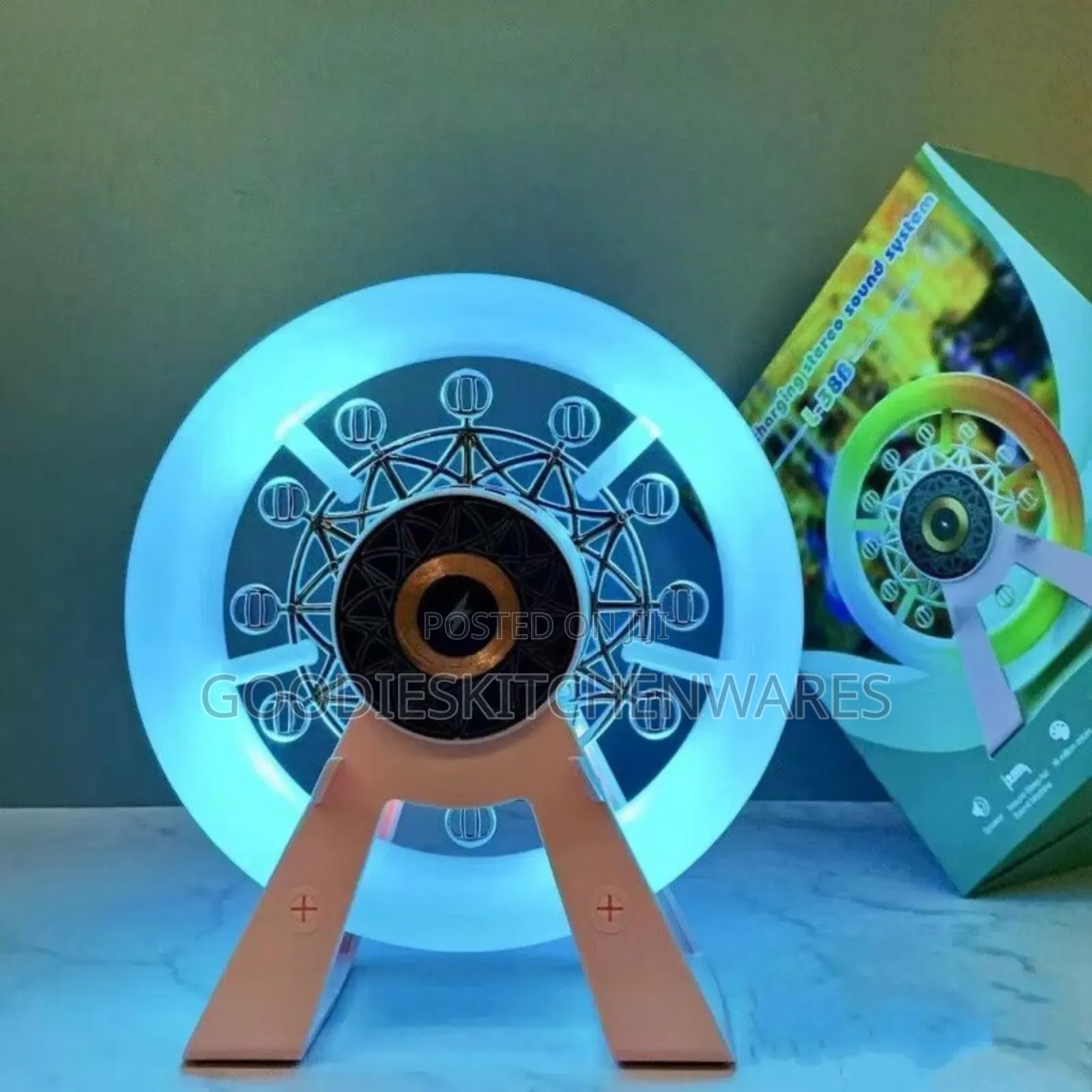 Ferris Wheel Bluetooth Speaker Alarm Clock RGB Light