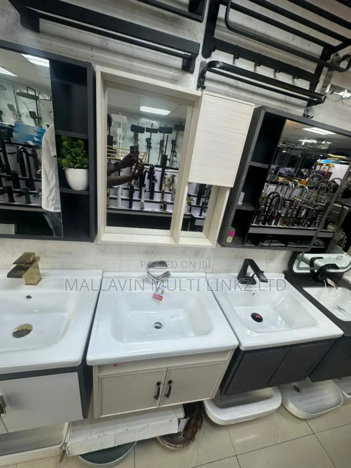 60cm Floating Cabinet Basin Sets