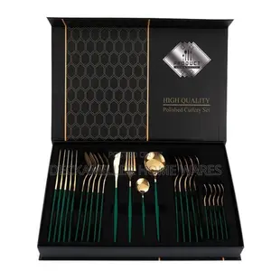 Latest Luxury 24pcs Cutlery Set