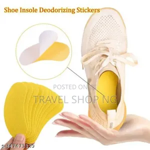 Lemon-Scented Shoe Deodorizer Patches