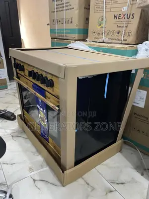 IGNITION Maxi 60*90 {4+2} Burner Gas Cooker Wood / F9e42g2