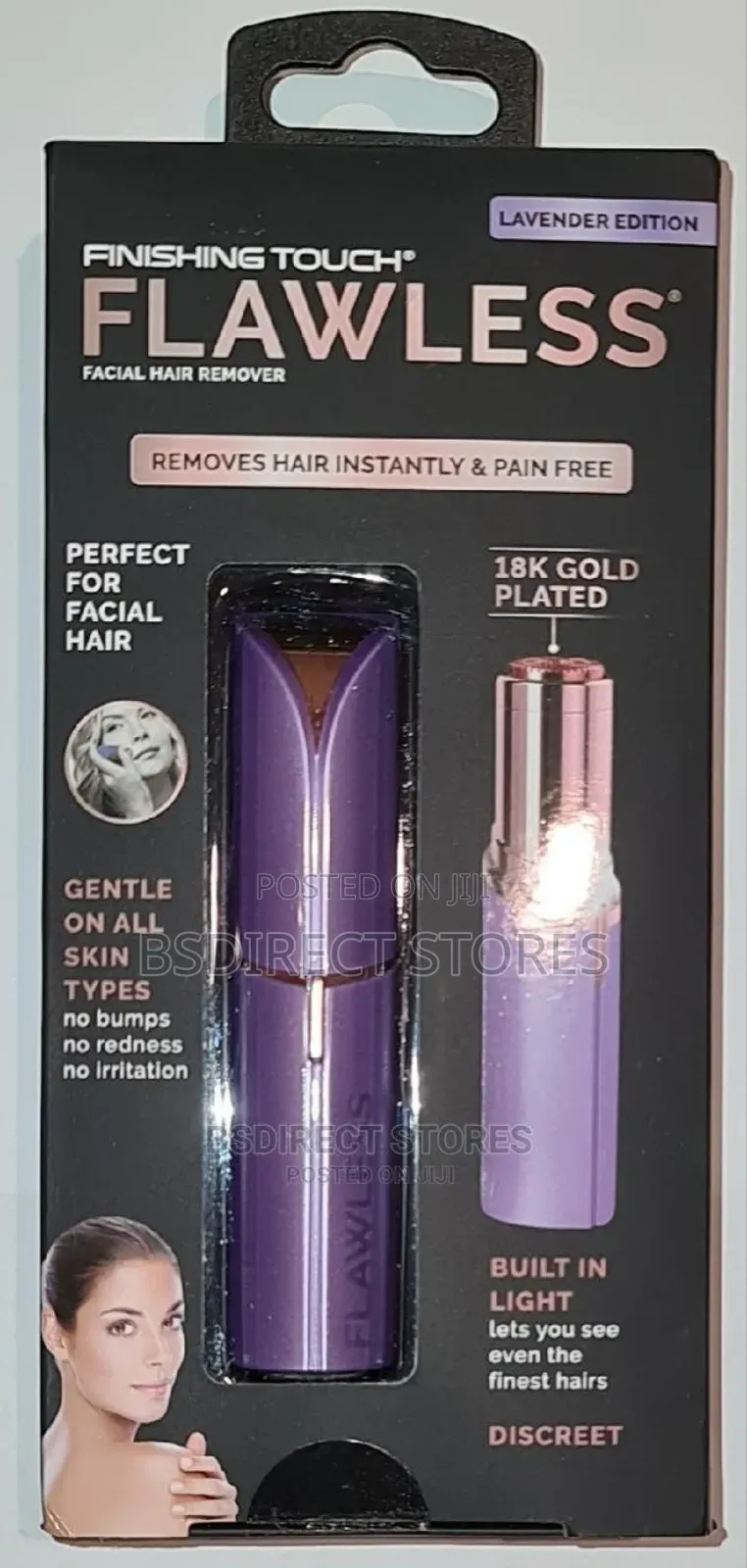 JML LAVENDER Finishing Touch Flawless Discreet Hair Remover