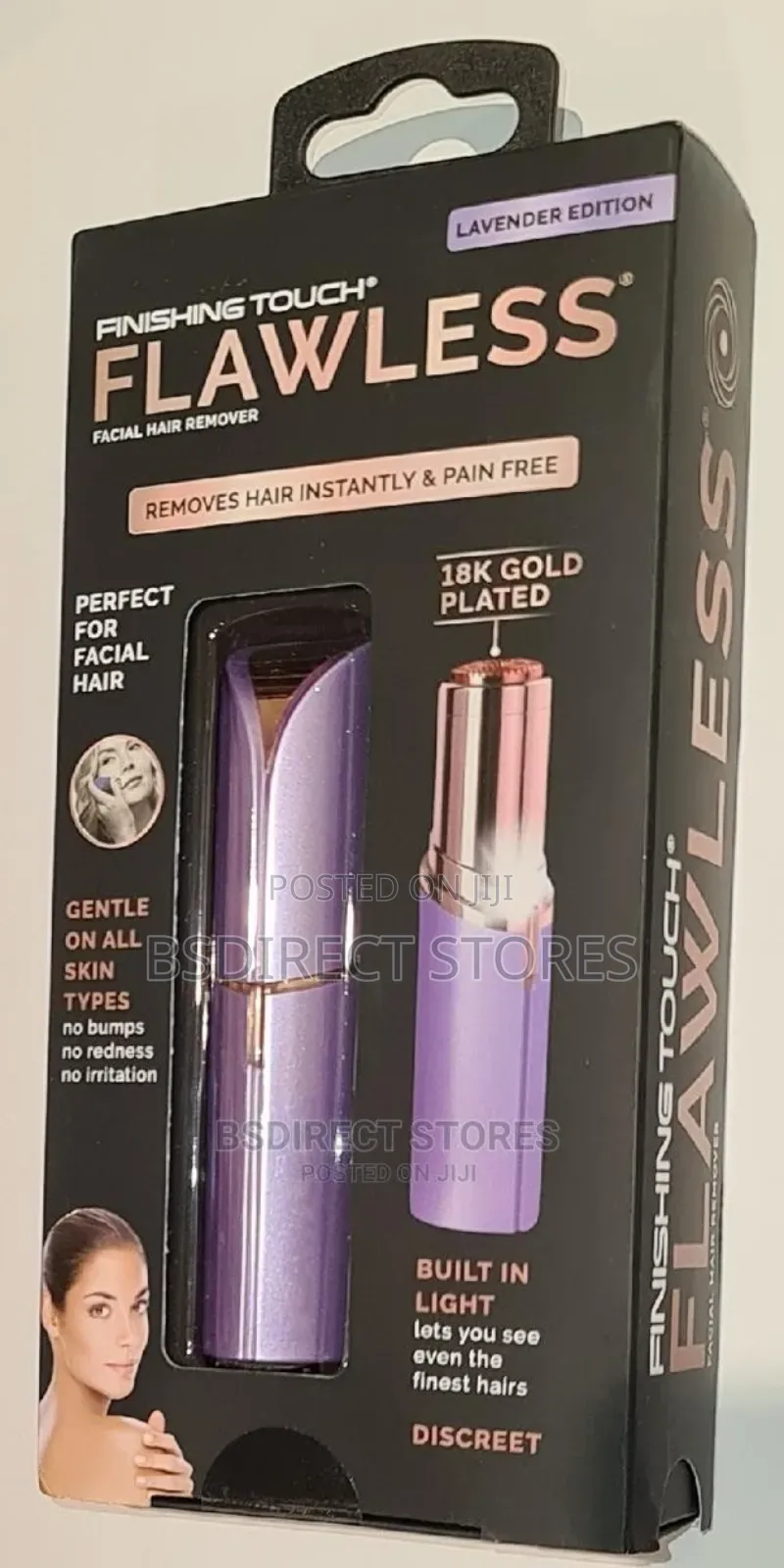 JML LAVENDER Finishing Touch Flawless Discreet Hair Remover
